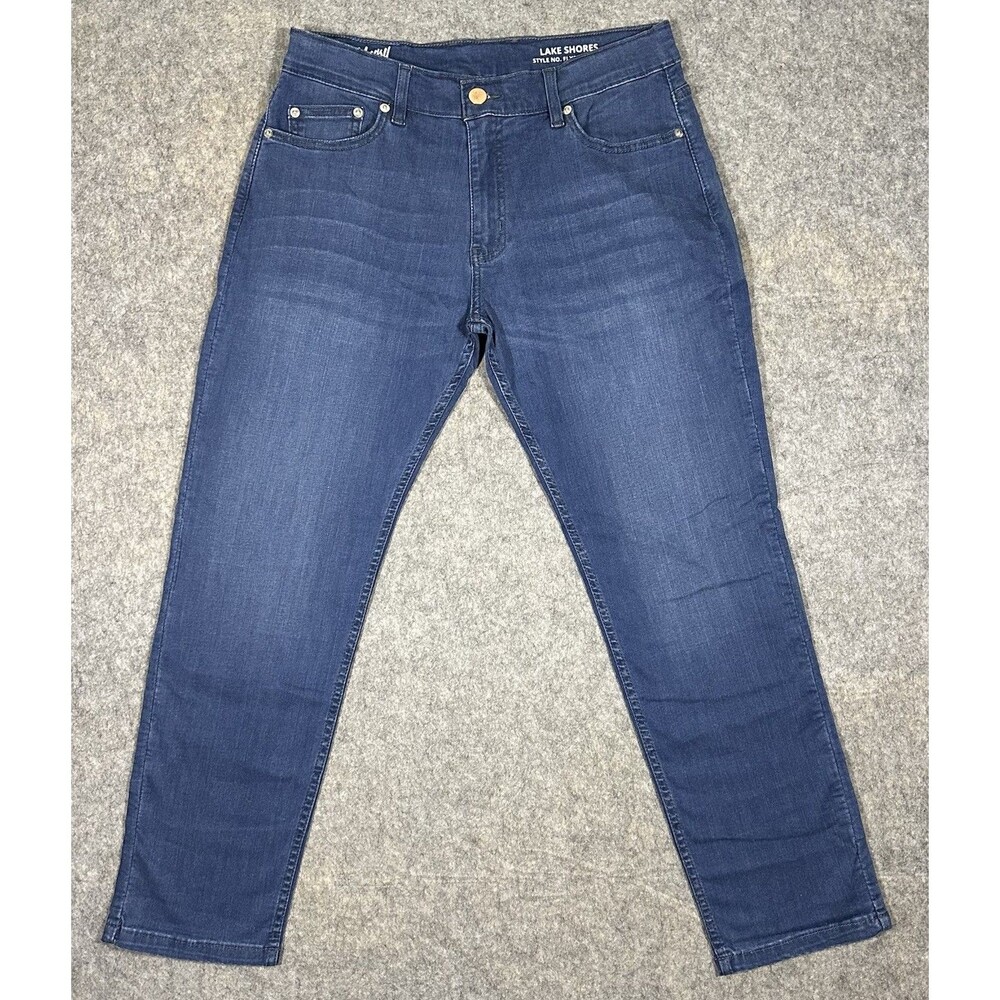 Mugsy Lake Shores Jeans Men’s 33x30 Blue Denim Stretch 5-Pocket Comfort FLX3NLA